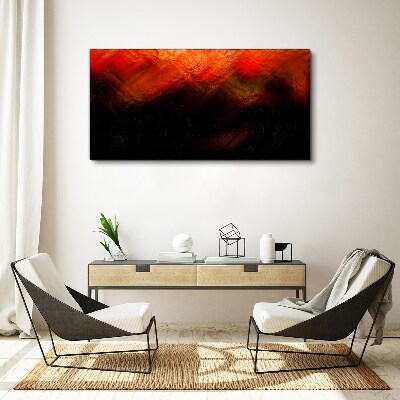 Tablou canvas Apus de soare în foc