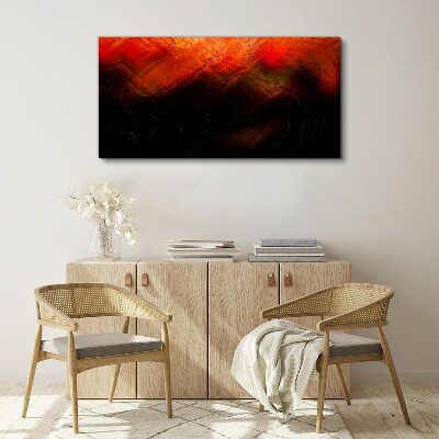 Tablou canvas Apus de soare în foc