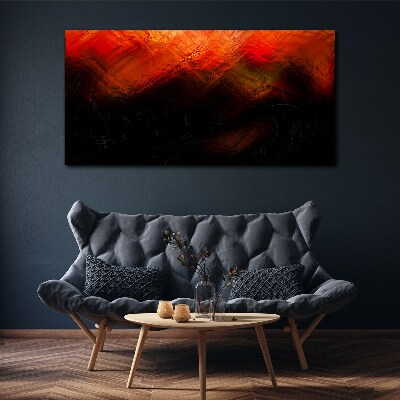 Tablou canvas Apus de soare în foc