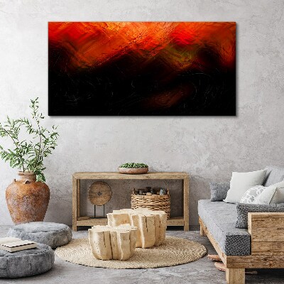 Tablou canvas Apus de soare în foc