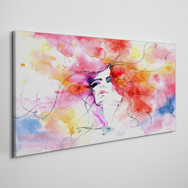 Tablou canvas O reflectare colorată a emoțiilor