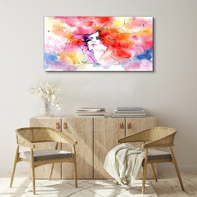 Tablou canvas O reflectare colorată a emoțiilor