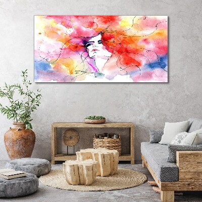Tablou canvas O reflectare colorată a emoțiilor