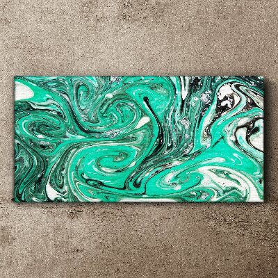Tablou canvas Turcoaz vârtej de abstractizare