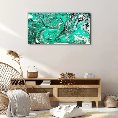 Tablou canvas Turcoaz vârtej de abstractizare