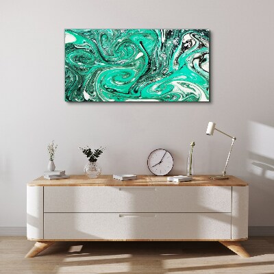 Tablou canvas Turcoaz vârtej de abstractizare