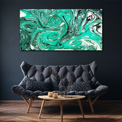 Tablou canvas Turcoaz vârtej de abstractizare