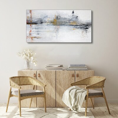 Tablou canvas Peisaj abstract în nuanțe de gri