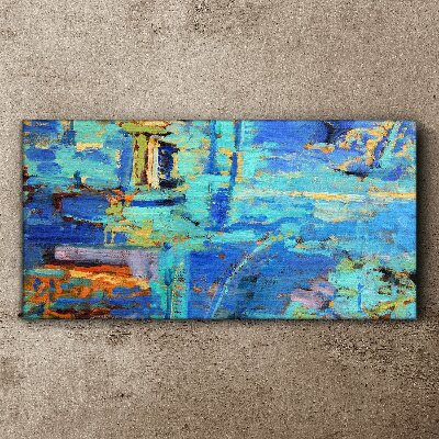Tablou canvas Compoziție abstractă în tonuri de albastru