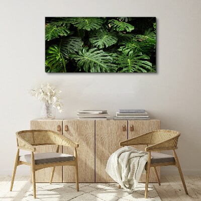 Tablou canvas Frunze tropicale de monstera
