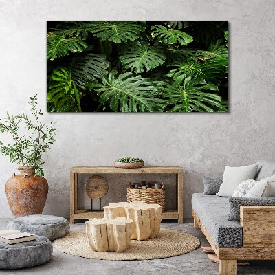 Tablou canvas Frunze tropicale de monstera