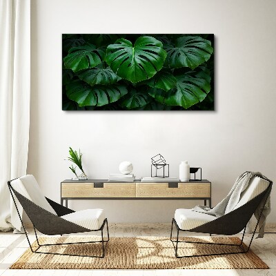 Tablou canvas Simfonia verde a frunzelor de Monstera