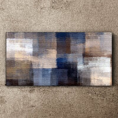 Tablou canvas Mozaic abstract în nuanțe de albastru