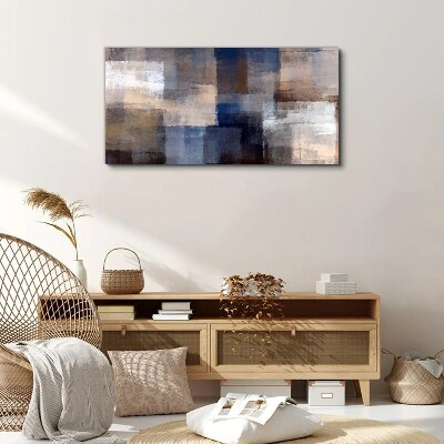 Tablou canvas Mozaic abstract în nuanțe de albastru