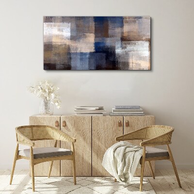 Tablou canvas Mozaic abstract în nuanțe de albastru