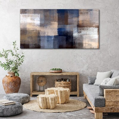 Tablou canvas Mozaic abstract în nuanțe de albastru