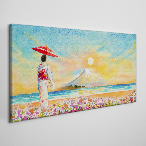Tablou canvas O dimineață liniștită la malul mării
