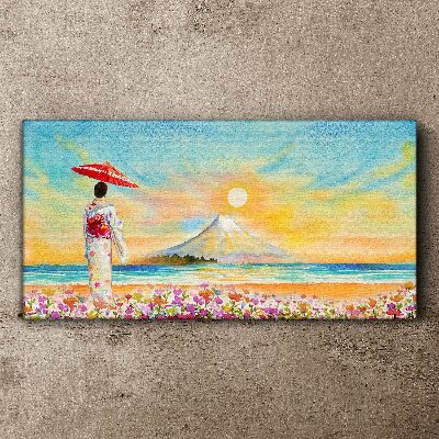 Tablou canvas O dimineață liniștită la malul mării