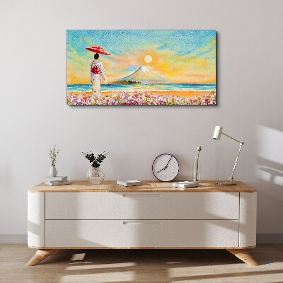 Tablou canvas O dimineață liniștită la malul mării