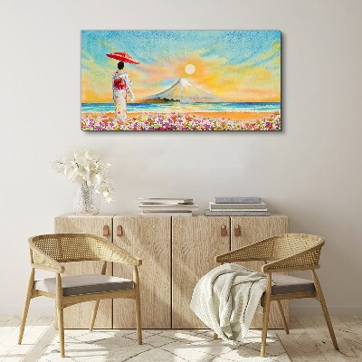 Tablou canvas O dimineață liniștită la malul mării