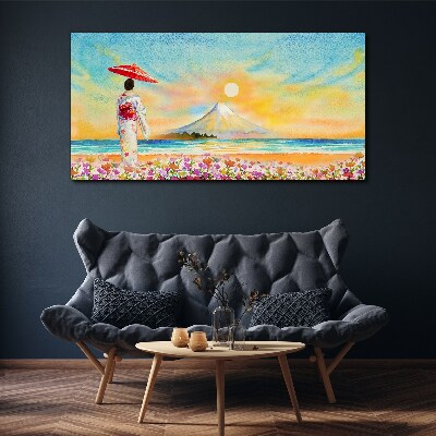 Tablou canvas O dimineață liniștită la malul mării