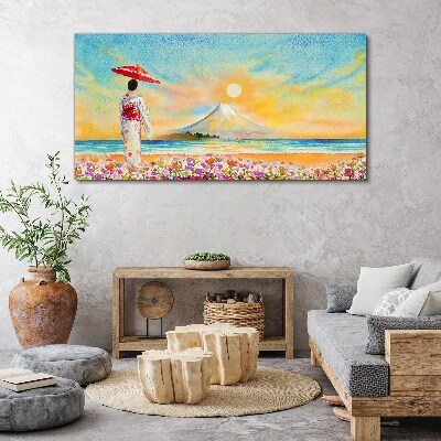 Tablou canvas O dimineață liniștită la malul mării
