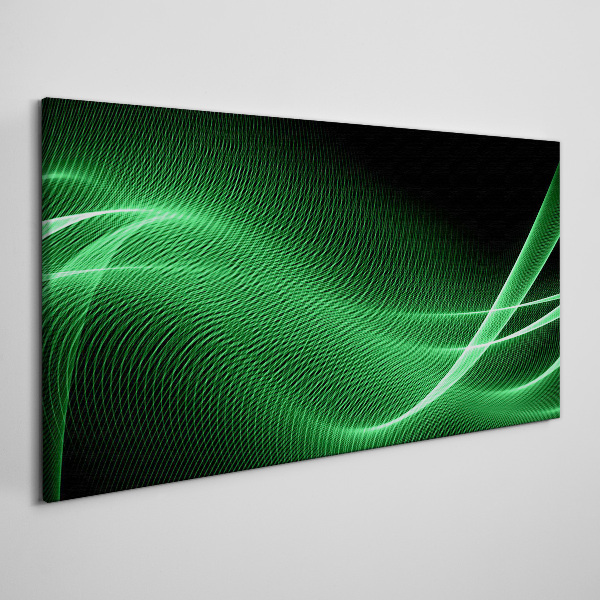 Tablou canvas Valuri de energie verde