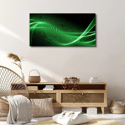 Tablou canvas Valuri de energie verde