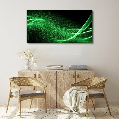 Tablou canvas Valuri de energie verde