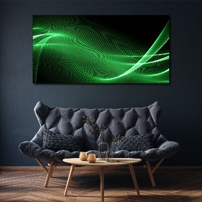 Tablou canvas Valuri de energie verde
