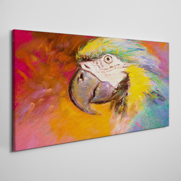 Tablou canvas Papagal tropical în culori vesele