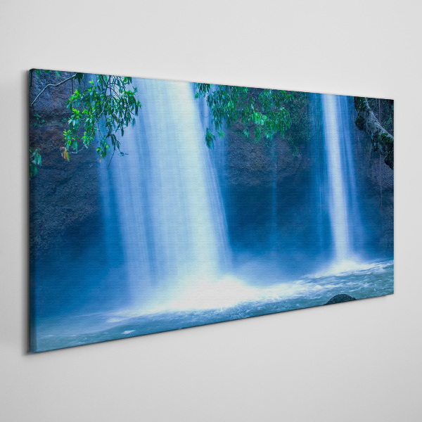 Tablou canvas Cascada în albastru
