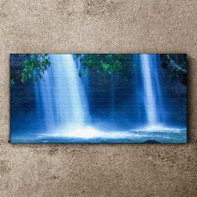 Tablou canvas Cascada în albastru