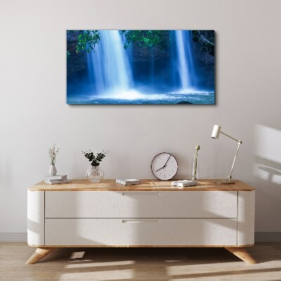 Tablou canvas Cascada în albastru