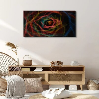 Tablou canvas Un vârtej de lumini colorate
