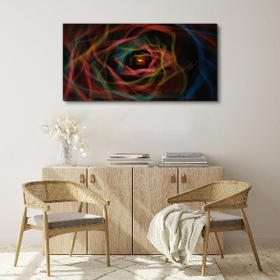 Tablou canvas Un vârtej de lumini colorate