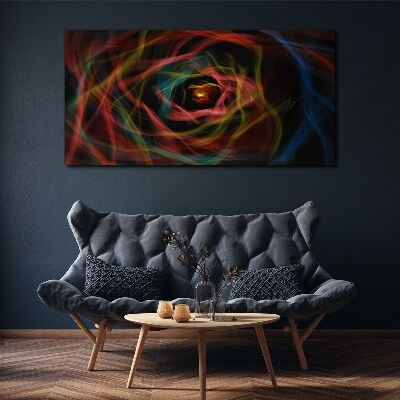 Tablou canvas Un vârtej de lumini colorate