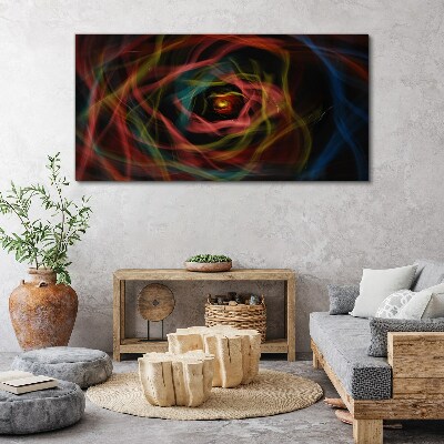 Tablou canvas Un vârtej de lumini colorate