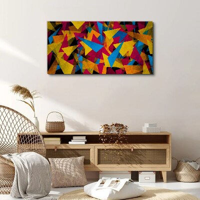 Tablou canvas Geometrii colorate în mișcare