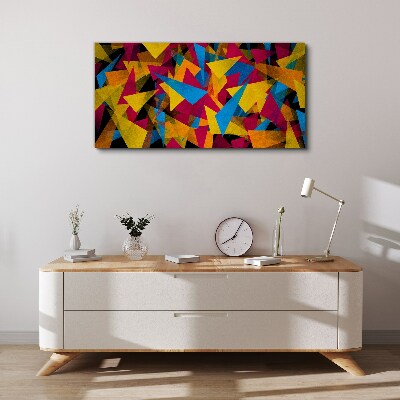 Tablou canvas Geometrii colorate în mișcare