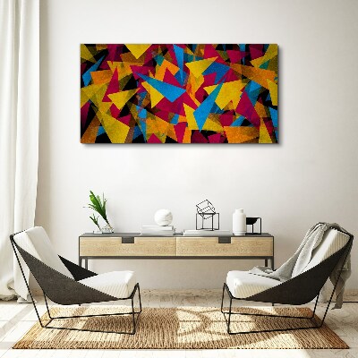 Tablou canvas Geometrii colorate în mișcare