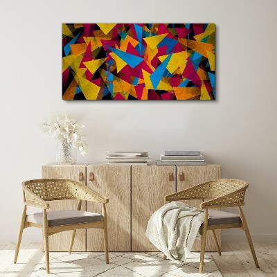 Tablou canvas Geometrii colorate în mișcare