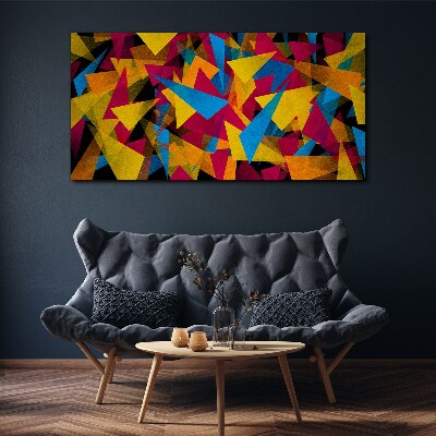 Tablou canvas Geometrii colorate în mișcare