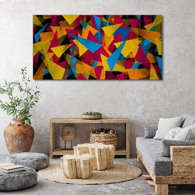 Tablou canvas Geometrii colorate în mișcare