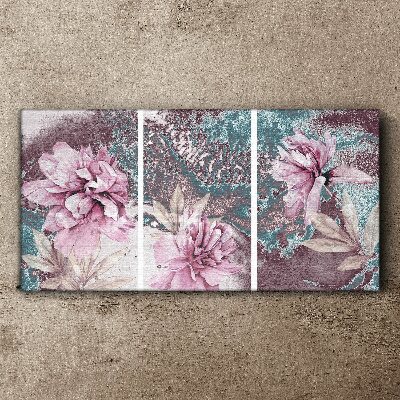Tablou canvas Un vis floral in nuante pastelate