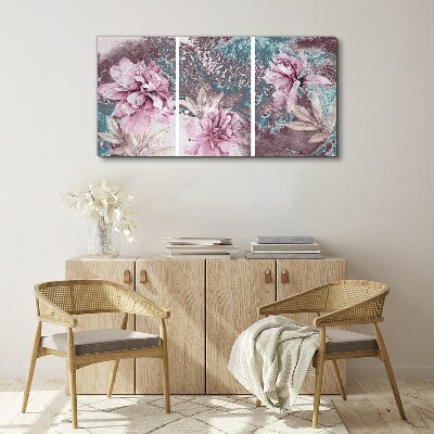 Tablou canvas Un vis floral in nuante pastelate