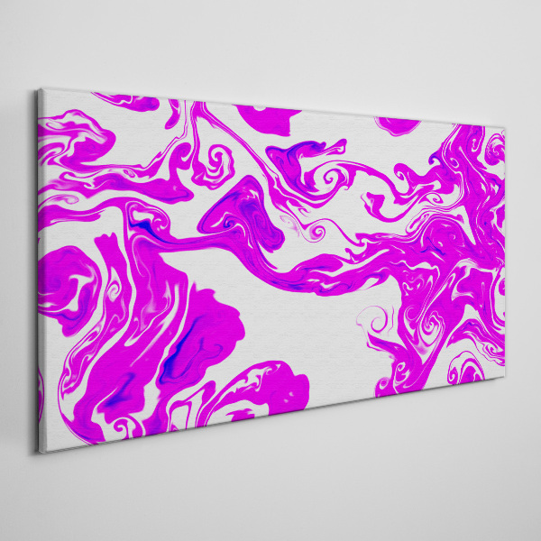 Tablou canvas Vârtejul violet pe fundal alb