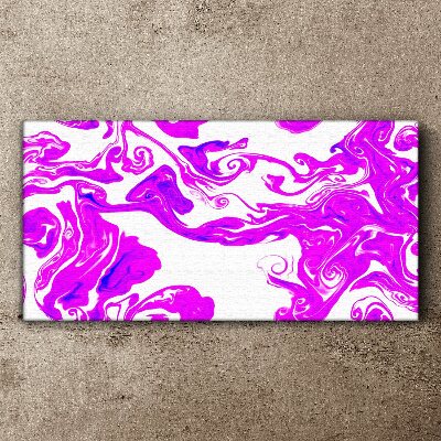 Tablou canvas Vârtejul violet pe fundal alb