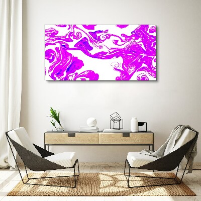 Tablou canvas Vârtejul violet pe fundal alb