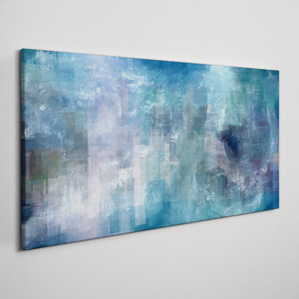Tablou canvas Joc abstract de culori în tonuri de albastru